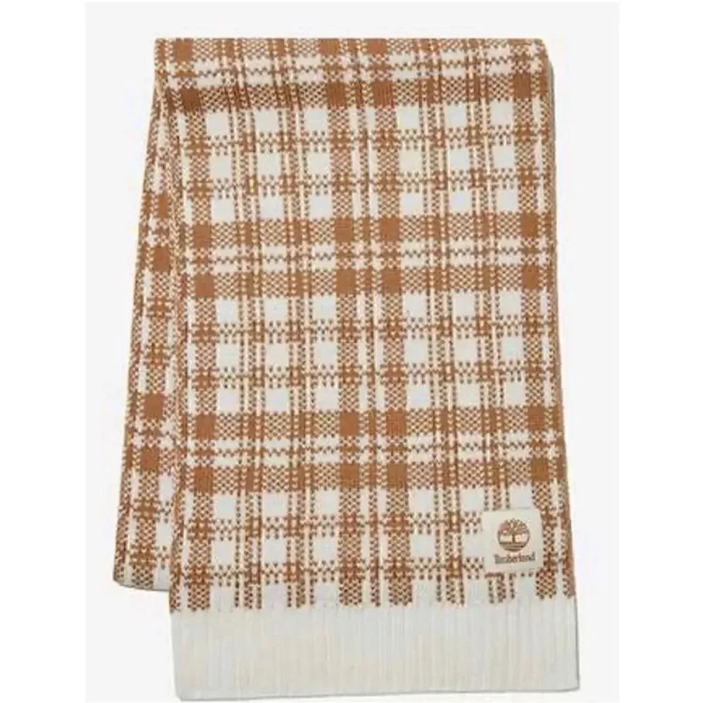 NWT Timberland Cream/white Scarf